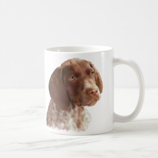 Mug Chiot à aire courte allemand (Droite)