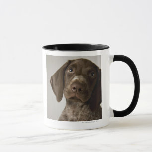 Mug Chiot allemand d'indicateur aux cheveux courts
