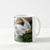 Mug Chiot anglais d'antan de bouledogue (Devant droit)