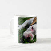 Mug Chiot anglais d'antan de bouledogue (Devant gauche)
