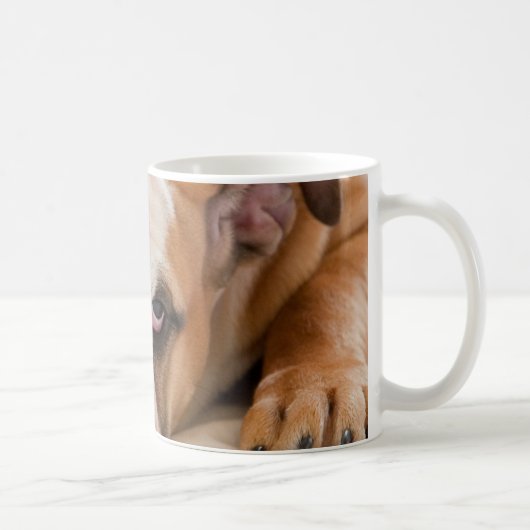 Mug Chiot anglais de bouledogue (Droite)