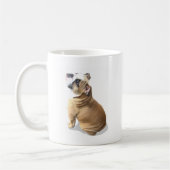 Mug Chiot anglais de bouledogue (Gauche)