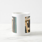 Mug Chiot anglais mignon de bull-terrier (Centre)