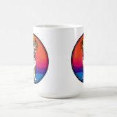 Mug Chiot animé mignon avec collier (Centre)