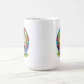 Mug Chiot animé mignon avec collier (Centre)