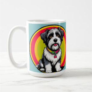 Mug Chiot animé mignon avec collier