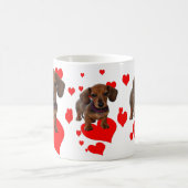 Mug Chiot avec coeur (Centre)
