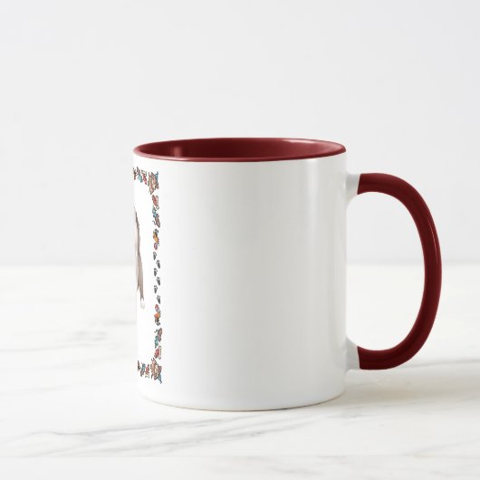 Mug Chiot barbu de colley (Droite)