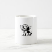 Mug chiot beagle adorable, Amoureux des animaux de fam (Centre)