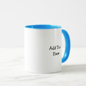 Mug Chiot berger allemand personnalisé (Devant droit)