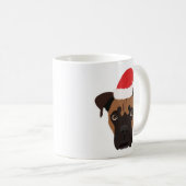 Mug Chiot boîte de Noël (Devant droit)