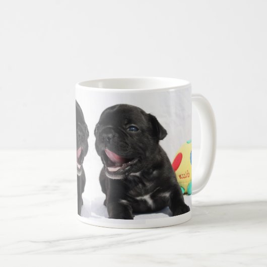 Mug chiot bouledogue français (Devant droit)