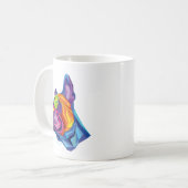 Mug Chiot Bouledogue Français Été Coloré (Devant gauche)