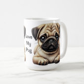 Mug Chiot Carlin (Devant droit)