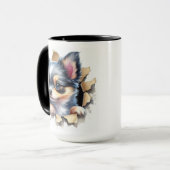 Mug Chiot Chihuahua mignon (Devant gauche)