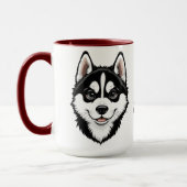 Mug Chiot chou chicot chiche de Sibérie (Gauche)