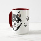 Mug Chiot chou chicot chiche de Sibérie (Devant gauche)