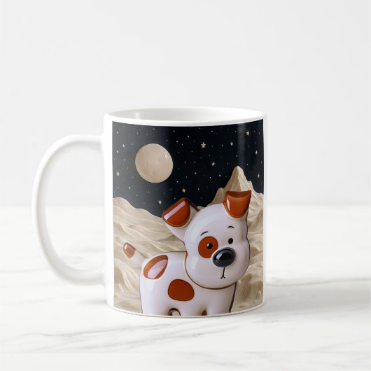 Mug Chiot cosmique (Gauche)