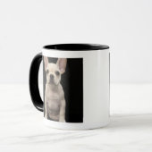 Mug Chiot crème de bouledogue français (Devant gauche)