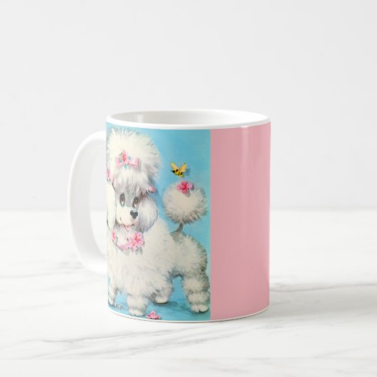 Mug chiot d'abeille et de caniche (Devant gauche)