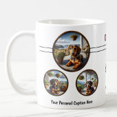 Mug Chiot Dachshund personnalisable