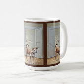 Mug Chiot Dans La Boue De Porte (Devant droit)