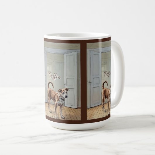 Mug Chiot Dans La Boue De Porte (Devant droit)