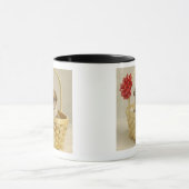 Mug Chiot dans un panier (Centre)