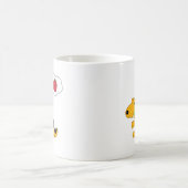 Mug Chiot de bande dessinée pensant à Apple (Centre)