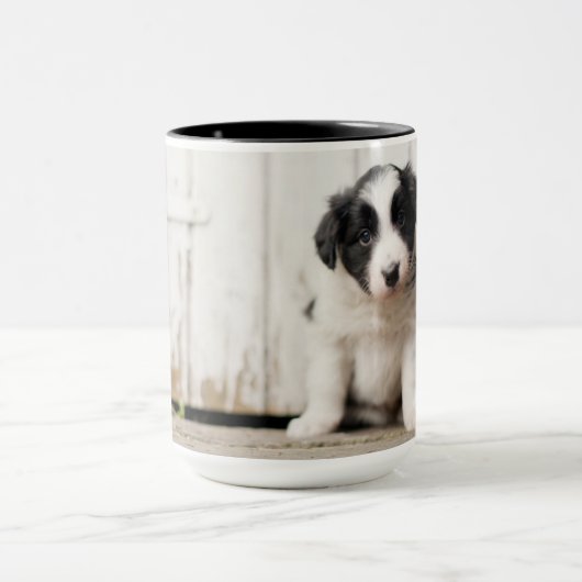 Mug Chiot de border collie (Centre)