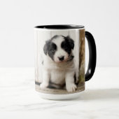 Mug Chiot de border collie (Devant droit)