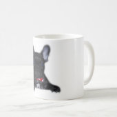 Mug Chiot de bouledogue français (Devant droit)