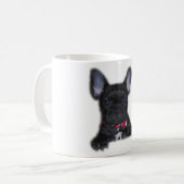 Mug Chiot de bouledogue français (Devant gauche)