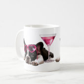 Mug Chiot de bouledogue français (Devant gauche)