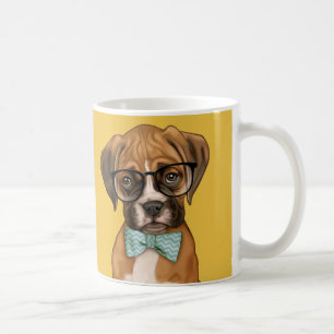 Mug Chiot de boxeur de hippie