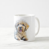 Mug Chiot de caniche (Devant droit)