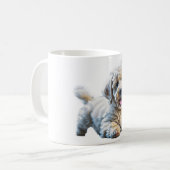 Mug Chiot de caniche (Devant gauche)