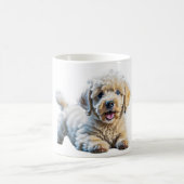 Mug Chiot de caniche (Centre)