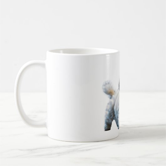 Mug Chiot de caniche (Gauche)
