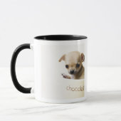 Mug Chiot de chiwawa dans la cuvette (cultivée) (Gauche)