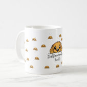 Mug Chiot de dessin animé mignon Quelqu'un a dit frian (Devant gauche)