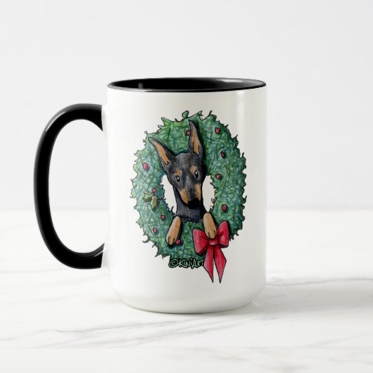 Mug Chiot de Doberman (Gauche)