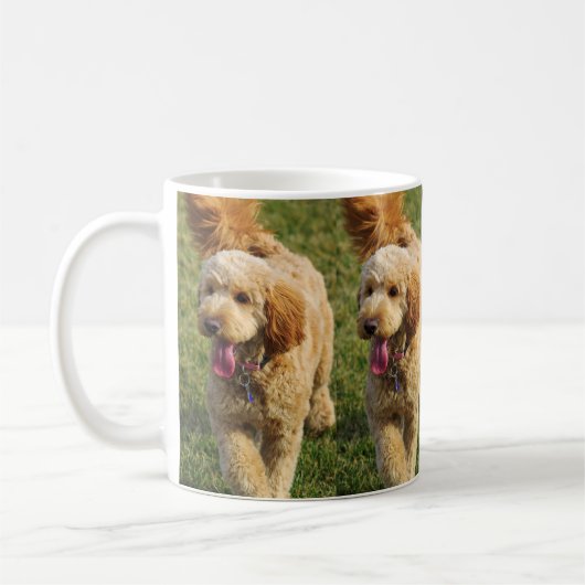 Mug Chiot de Goldendoodle (Gauche)