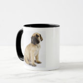 Mug Chiot de great dane se reposant dans le studio (Devant gauche)