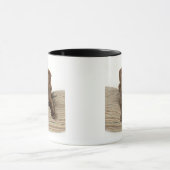 Mug Chiot de quatre mois de laboratoire de chocolat (Centre)