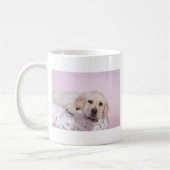Mug Chiot de repêcheur du labrador jaune (Gauche)
