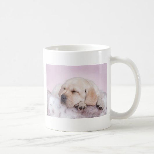 Mug Chiot de repêcheur du labrador jaune (Droite)