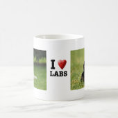 Mug Chiot de repérage du labrador noir (Centre)