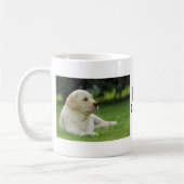 Mug Chiot de repérage du labrador noir (Gauche)