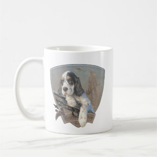 Mug Chiot de Setter anglais avec fusil de chasse class